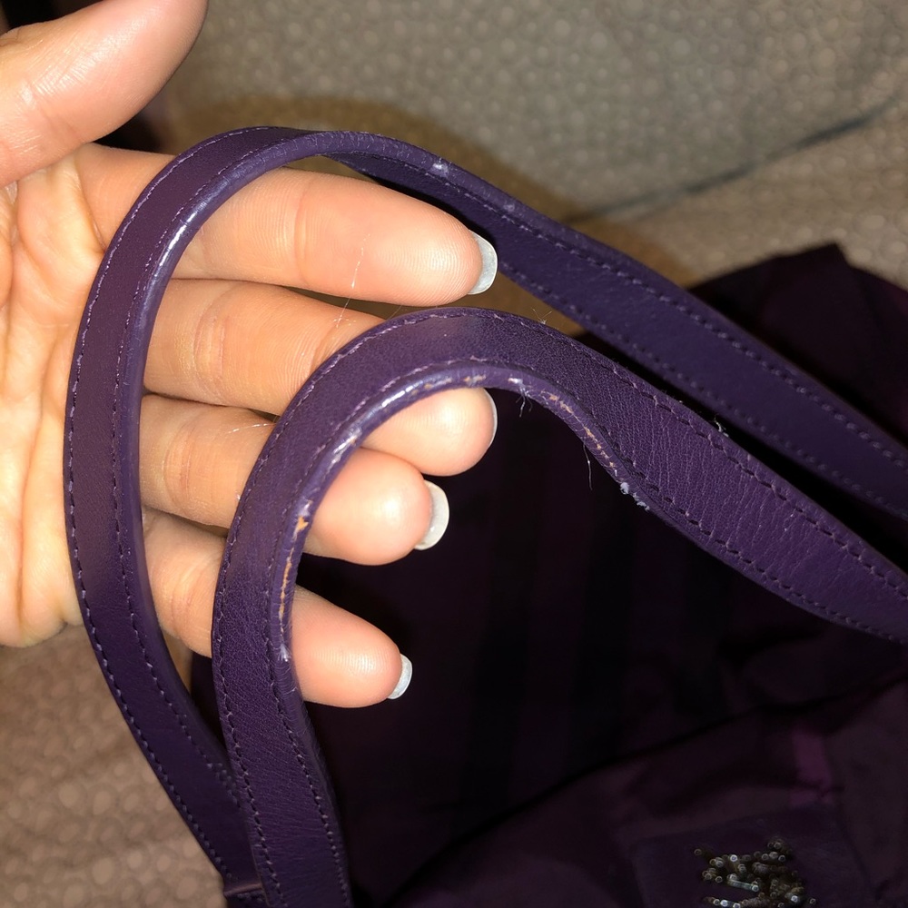 💕 SALE 💕 Burberry Purple Tote Bag - Picture 4 of 6